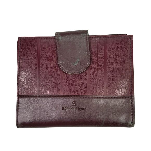 Vintage Etienne Aigner Leather Wallet - 5.5” x 4” x 0.25” - Picture 1 of 10